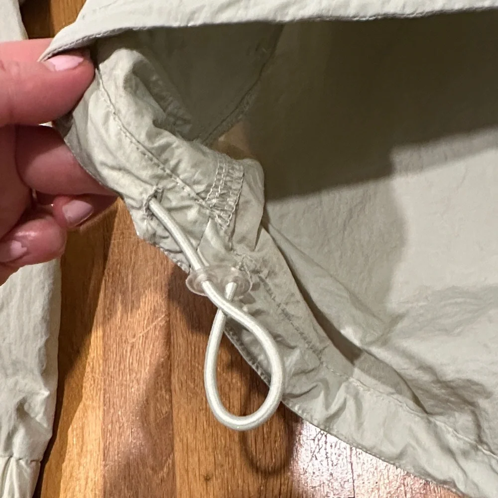 FLX | Women’s Light Green Quarter-Zip Nylon Pullover - Picture 7 of 16